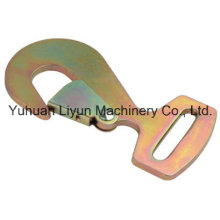 2in X 11000lbs / 50mm X 5000kg High Quality Metal Snap Hook for Ratchet Strap, Cargo Lashing